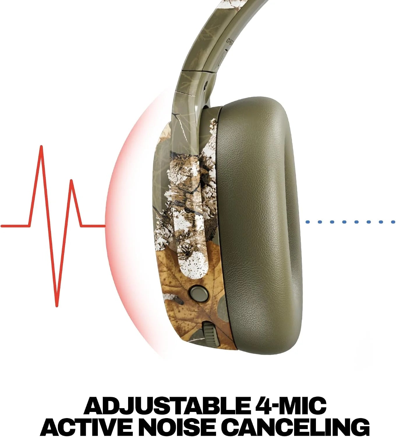 Skullcandy Crusher ANC 2 Wireless Headphones - Realtree Edge Colors Drab