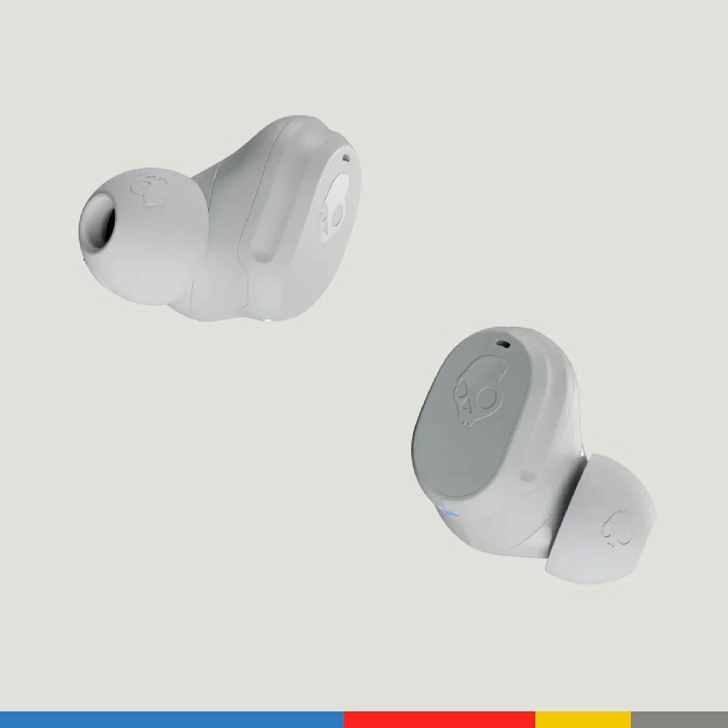 Skullcandy Mod Wireless In-Ear Bluetooth Earbuds - Light Grey/Blue