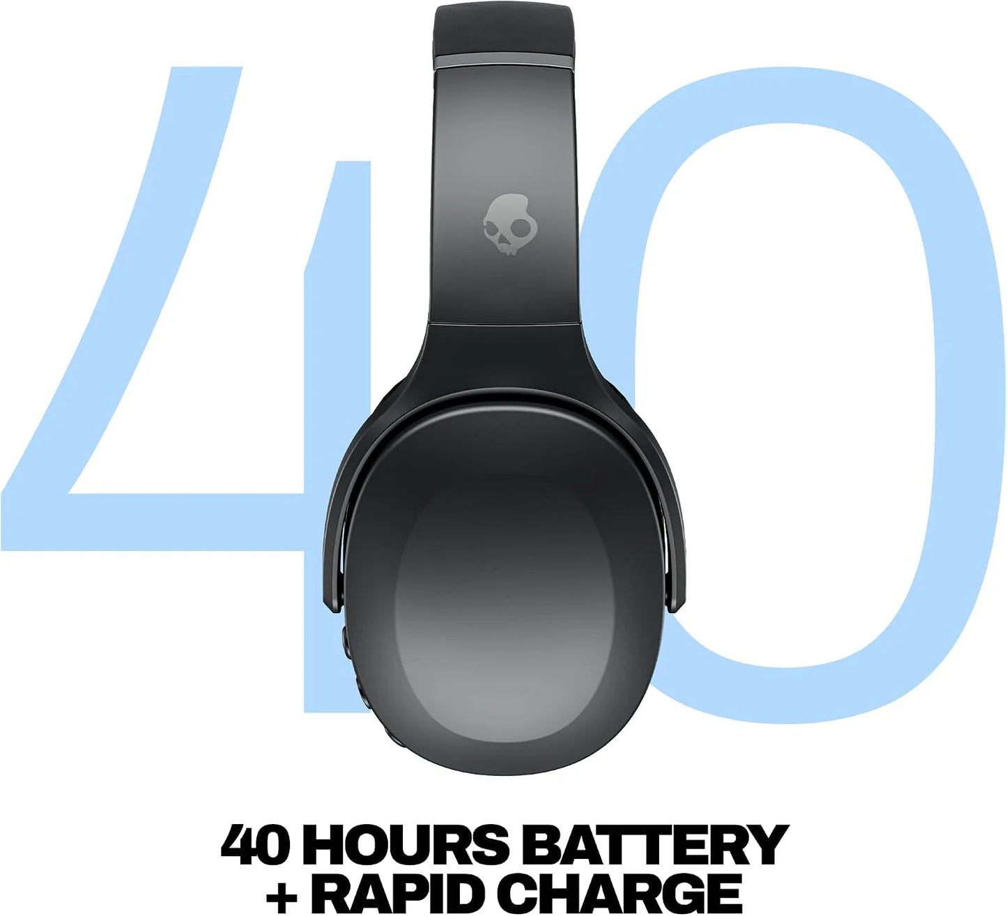 Skullcandy Crusher Evo Wireless Multi-Sensory Bass Headphones - Asphalt