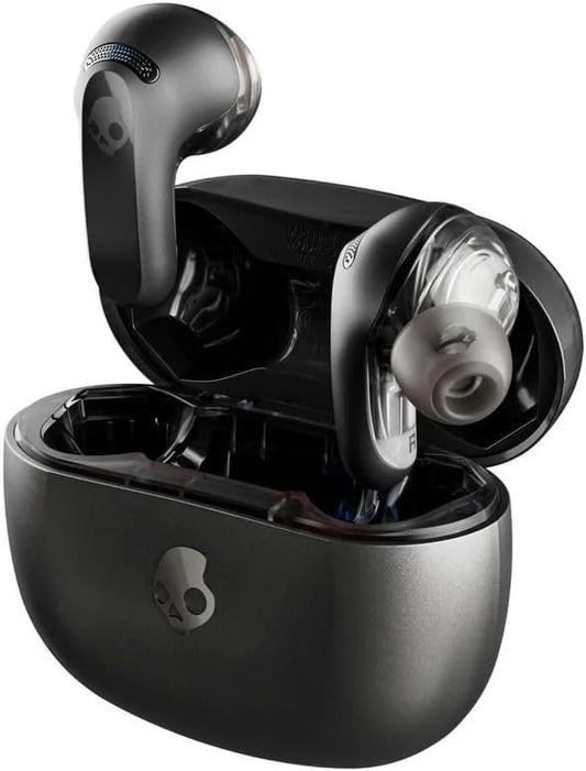 Skullcandy S2IPW-R740 Rail ANC XT True Wireless Earbuds, Black