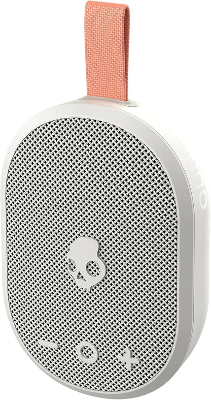 Skullcandy Ounce+ Wireless Bluetooth Speaker - IPX7 Waterproof Mini Portable Speaker with 16 Hour Battery, True Wireless Stereo, and Ballistic Nylon Carry Strap (Bone)