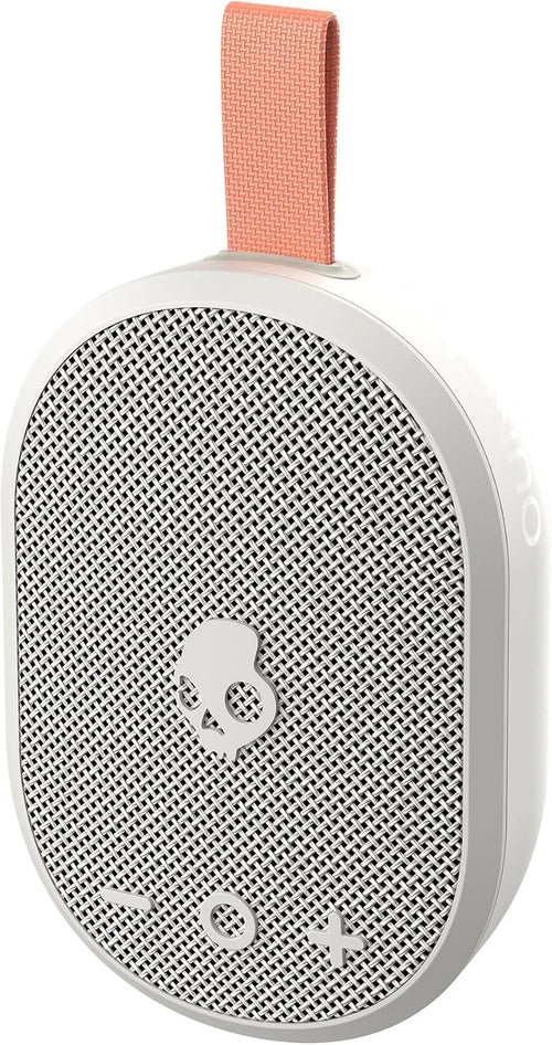 Skullcandy Ounce+ Wireless Bluetooth Speaker - IPX7 Waterproof Mini Portable Speaker with 16 Hour Battery, True Wireless Stereo, and Ballistic Nylon Carry Strap (Bone)