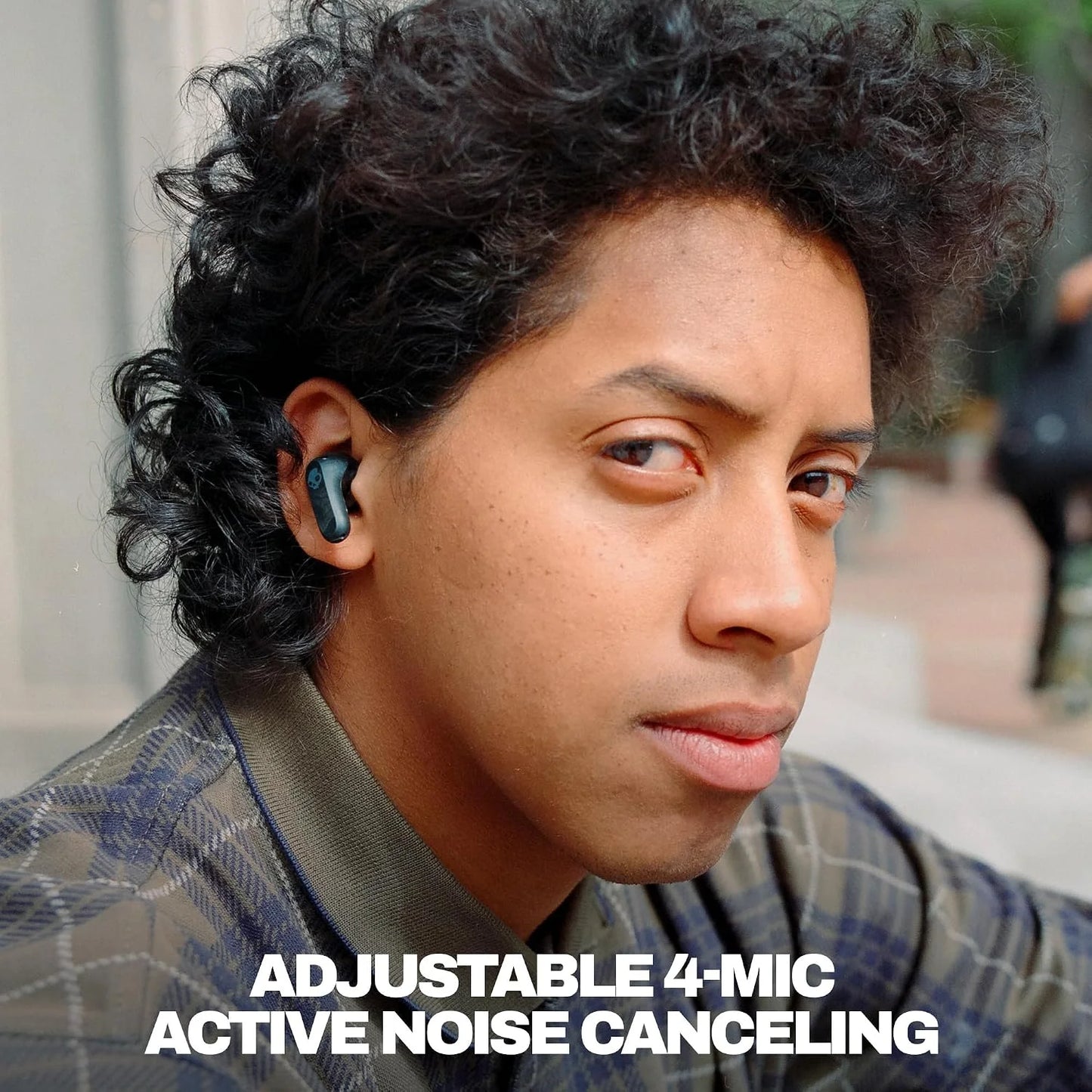 Skullcandy Rail ANC Active Noise Cancelling Wireless Earbuds - True Black
