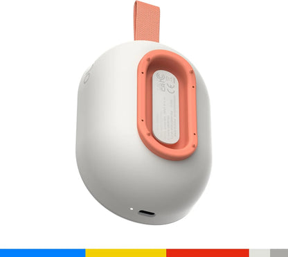 Skullcandy Ounce+ Wireless Bluetooth Speaker - IPX7 Waterproof Mini Portable Speaker with 16 Hour Battery, True Wireless Stereo, and Ballistic Nylon Carry Strap (Bone)