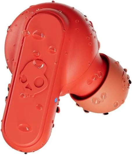 Skullcandy Dime in-Ear Wireless Earbuds, 12 Hr Battery, Microphone, Works with iPhone Android and Bluetooth Devices - Red
