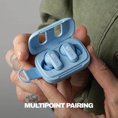 Skullcandy Dime 3 Wireless In-Ear Bluetooth Earbuds - Preppy Blue