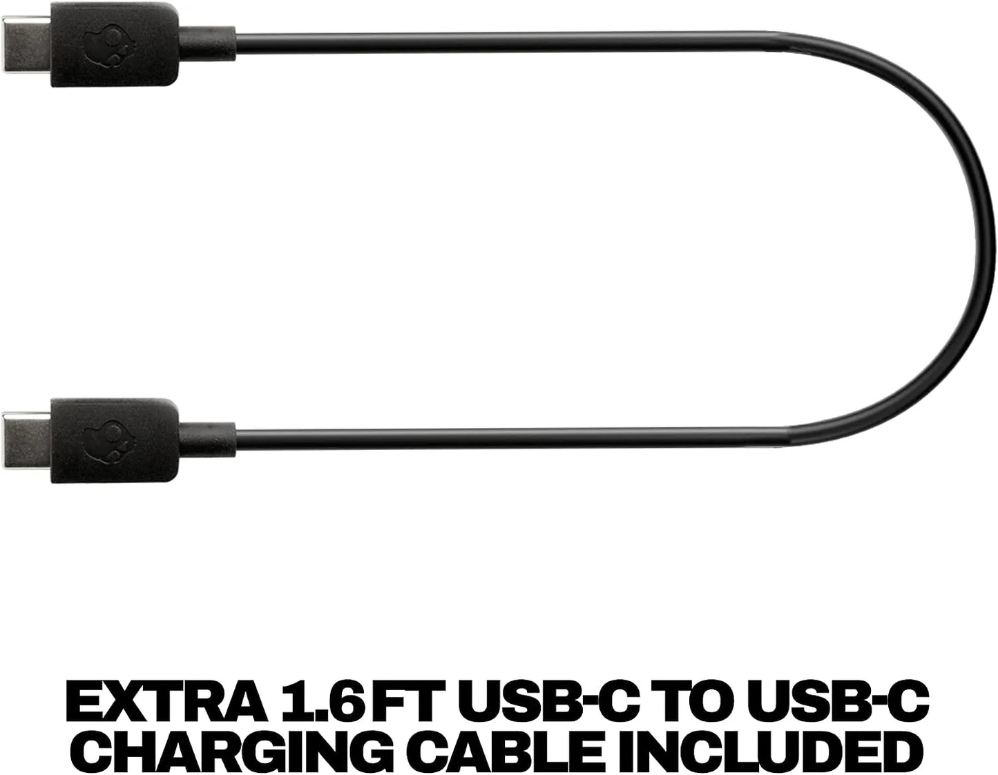 Skullcandy Hesh Evo Wireless Over-Ear Bluetooth Headphones with Extra USB-C Charging Cable, Noise Isolating, 36 Hours Battery, Foldable Lightweight Design, Microphone for iPhone Android - True Black
