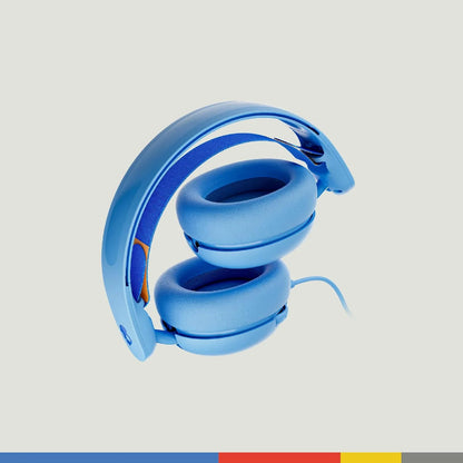 Skullcandy Grom Wired Over-Ear Volume-Limiting Audio Headphones - Surf Blue