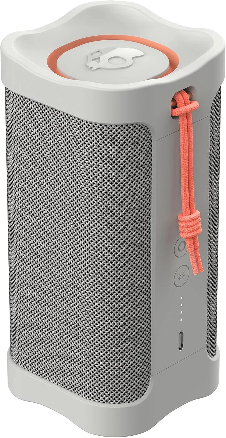 Lifeworks Skullcandy Terrain Wireless Bluetooth Speaker - IPX7 Waterproof Portable Speaker with Dual Custom Passive Radiators, 14 Hour Battery, Nylon Wrist Wrap, & True Wireless Stereo