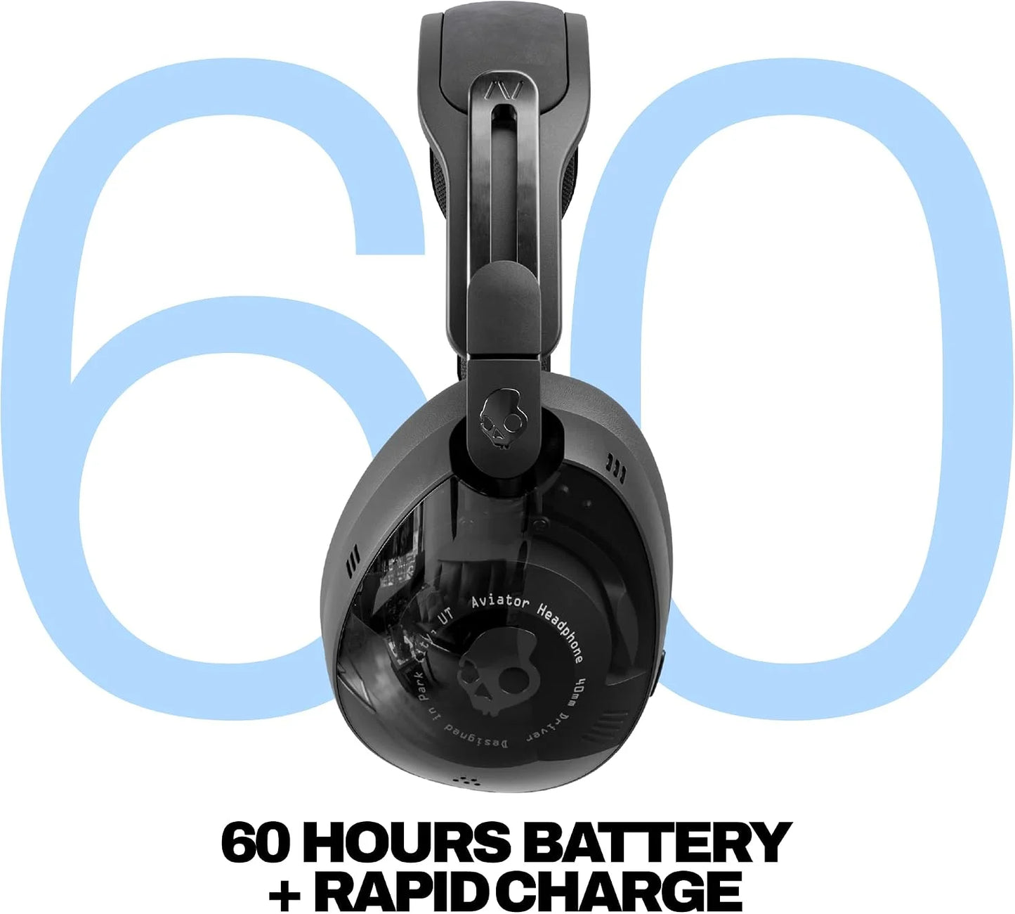 Skullcandy Aviator 900 ANC Noise Canceling Wireless Headphones - True Black