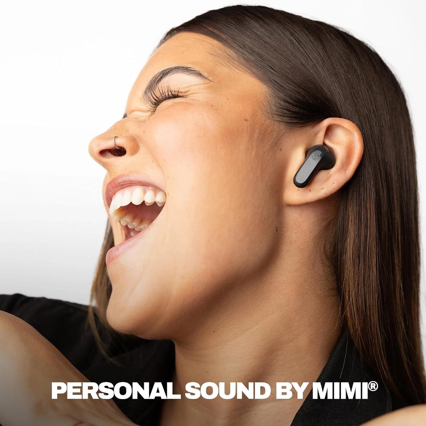 Skullcandy Rail ANC Active Noise Cancelling Wireless Earbuds - True Black