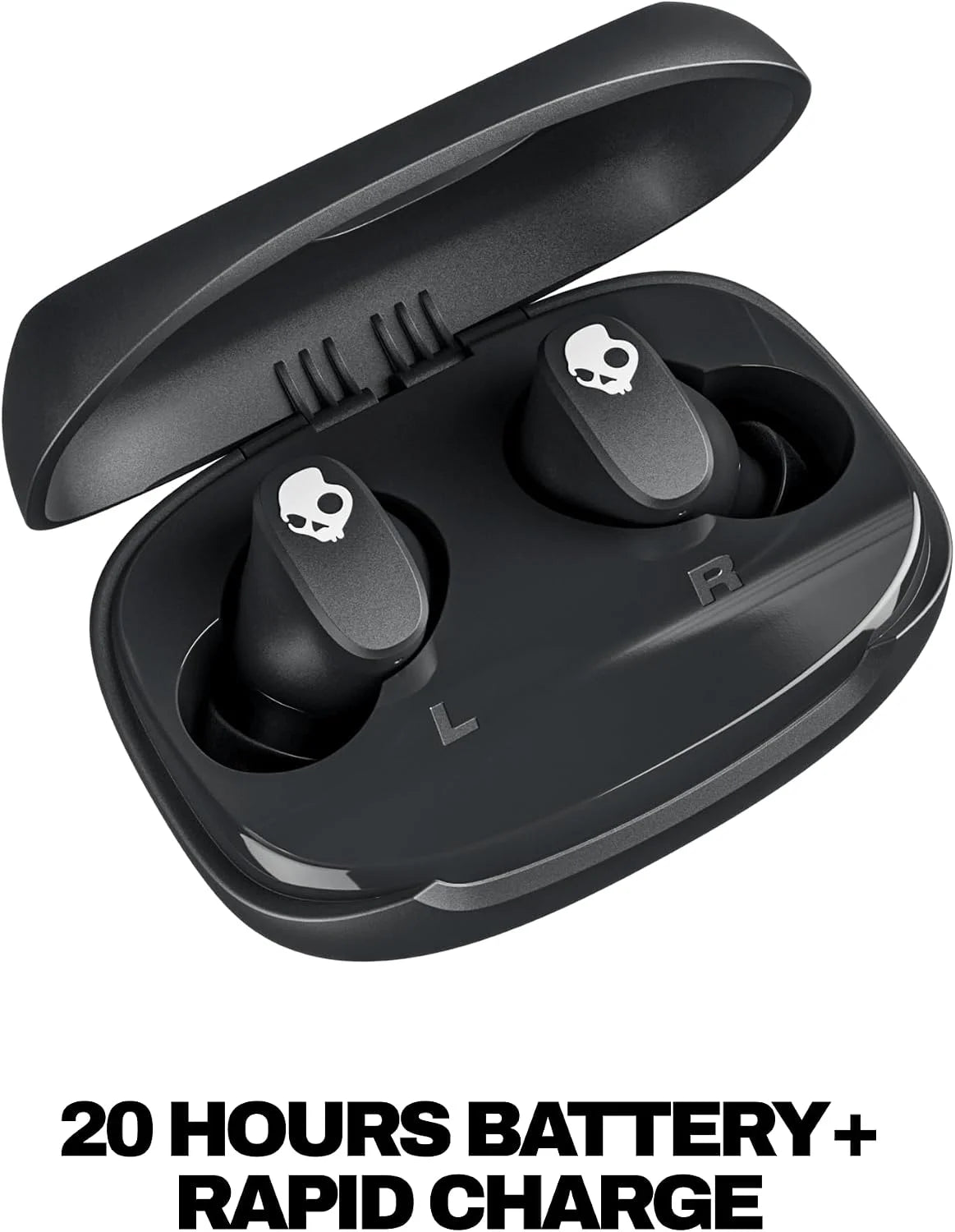 Skullcandy Smokin’ Buds 360 Wireless Noise Isolating Earbuds - True Black
