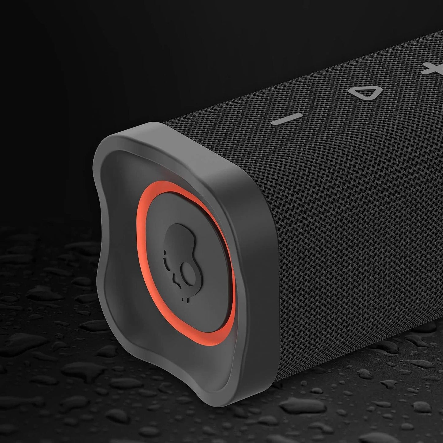 Skullcandy Terrain Wireless Bluetooth Speaker - IPX7 Waterproof Portable Speaker with Dual Custom Passive Radiators, 14 Hour Battery, Nylon Wrist Wrap, & True Wireless Stereo