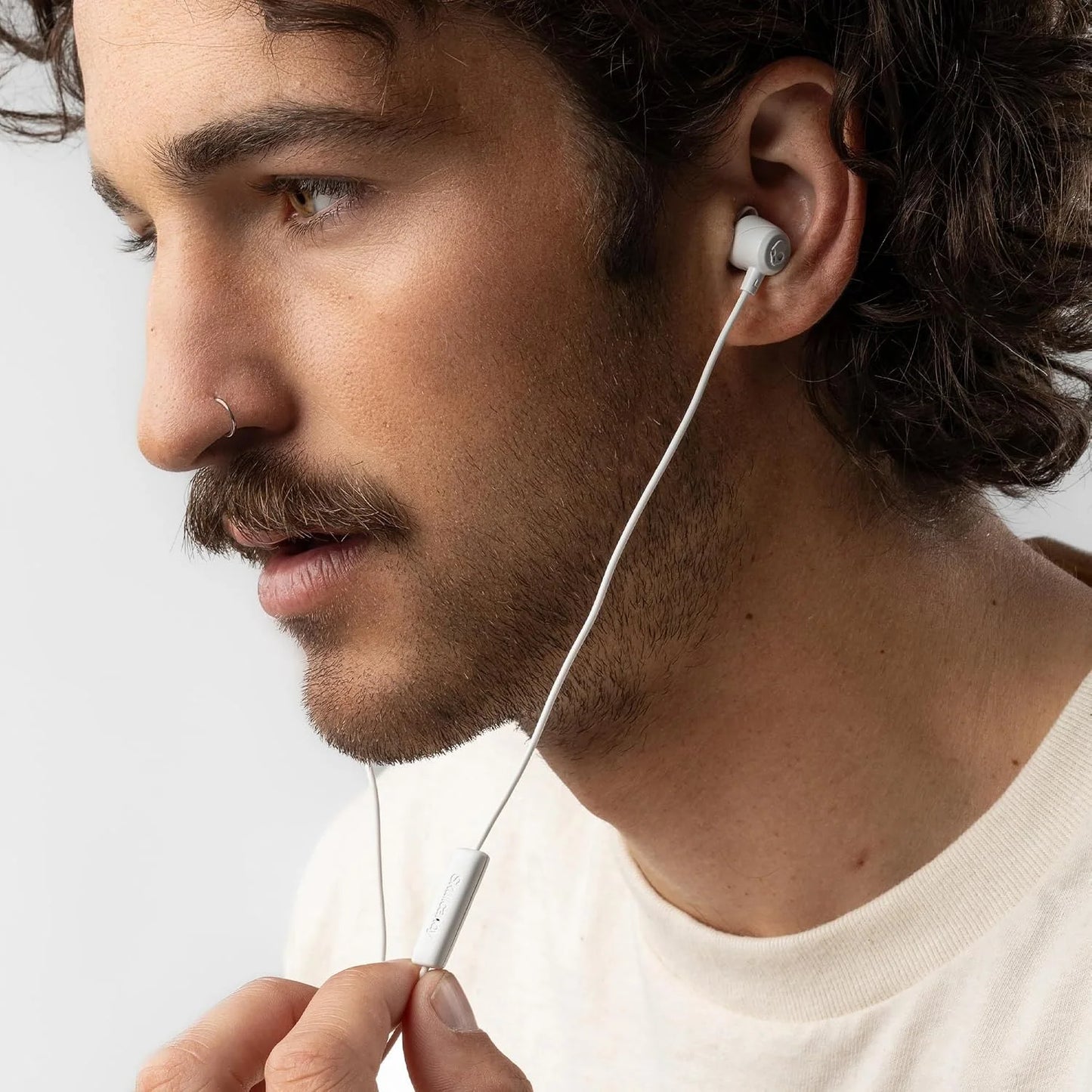Skullcandy Jib USB-C Wired Earbuds with Noise Isolating Fit - Bone