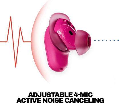 Skullcandy Method 360 ANC Wireless Earbuds with Sound by Bose - Crazy Pink