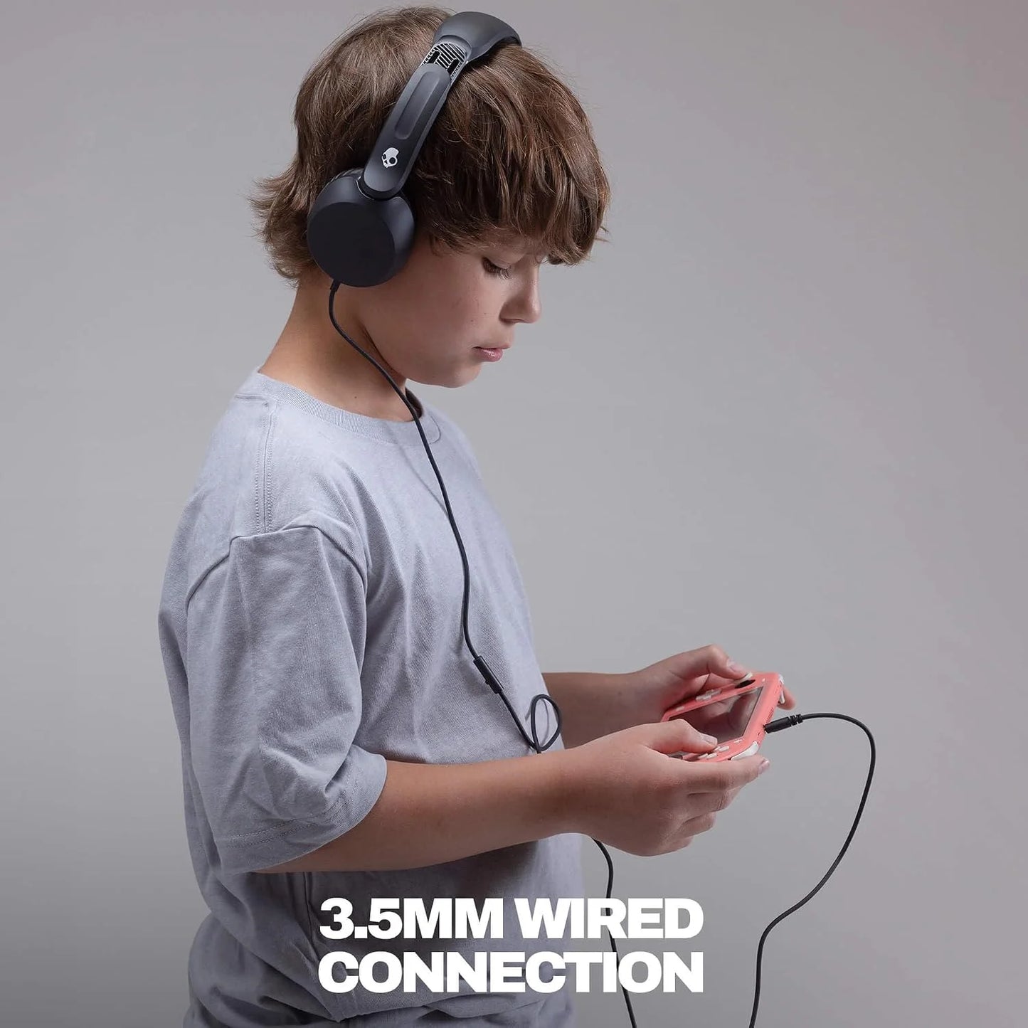 Skullcandy Icon 180 Wired On-Ear Headphones - Black