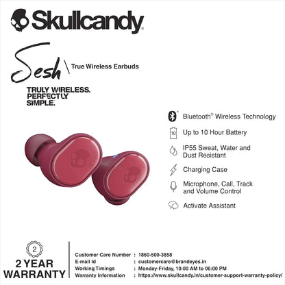 Skullcandy Sesh True Wireless In-Ear Earbuds - Moab