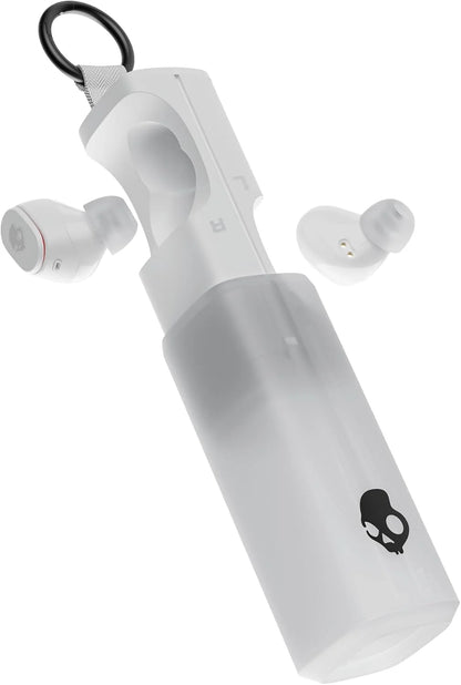 Skullcandy Dime 360 Wireless Earbuds with Clip-Anywhere Case - Bone