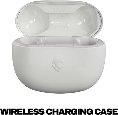 Skullcandy Rail ANC Active Noise Cancelling Wireless Earbuds - Bone/Orange
