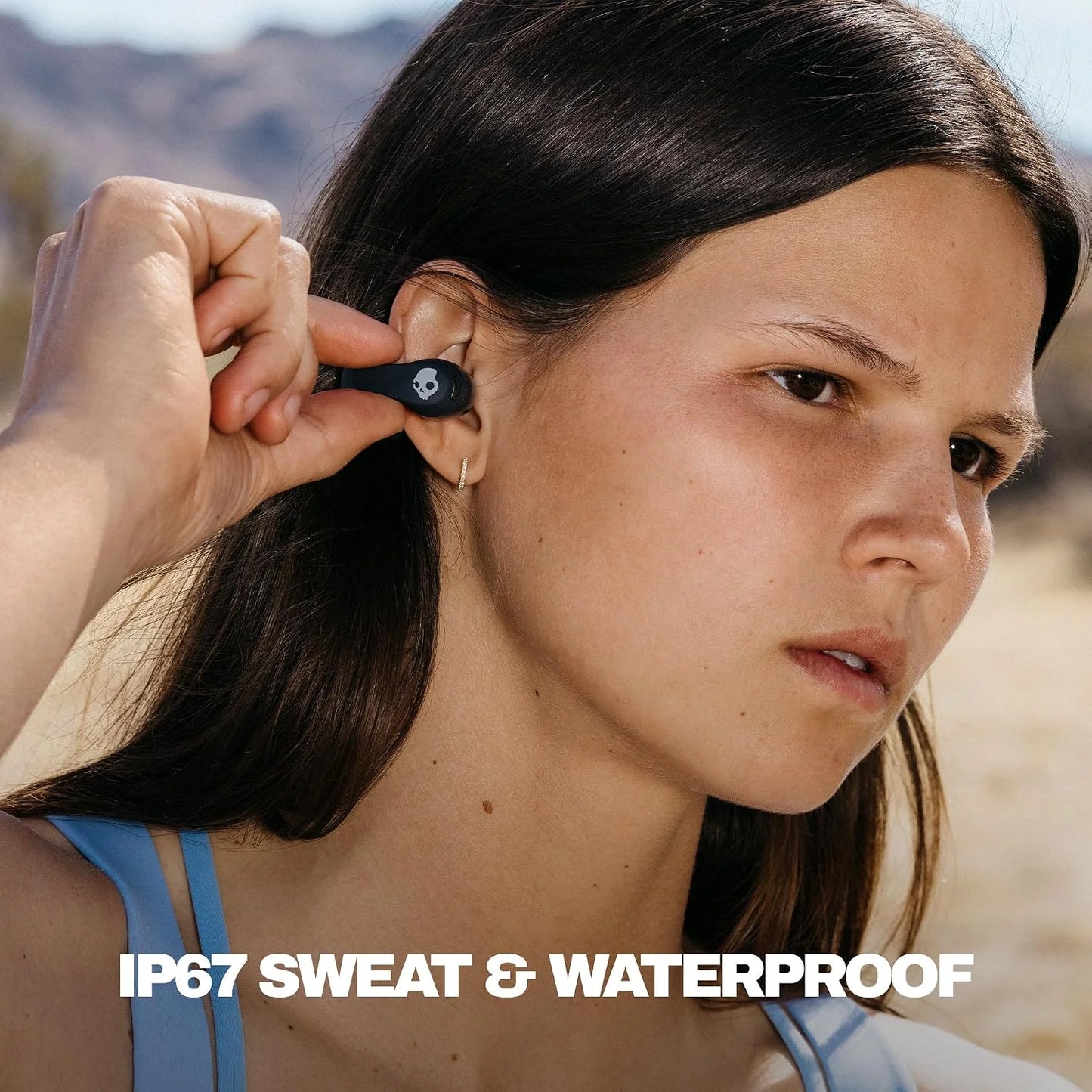 Skullcandy Push 720 Open Wireless Open-Ear Bluetooth Earbuds - True Black