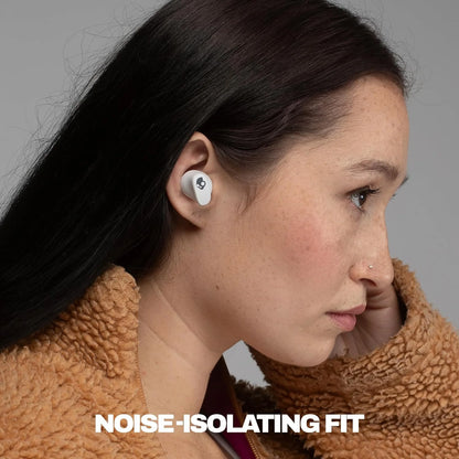 Skullcandy Smokin’ Buds 360 Wireless Noise Isolating Earbuds - Bone