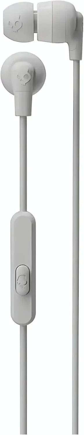Skullcandy Ink'd Wired in-Ear Headphones with Microphone, Noise-Isolating Earbuds, 3.5mm AUX Connection, Lightweight Design, Call and Track Control – White