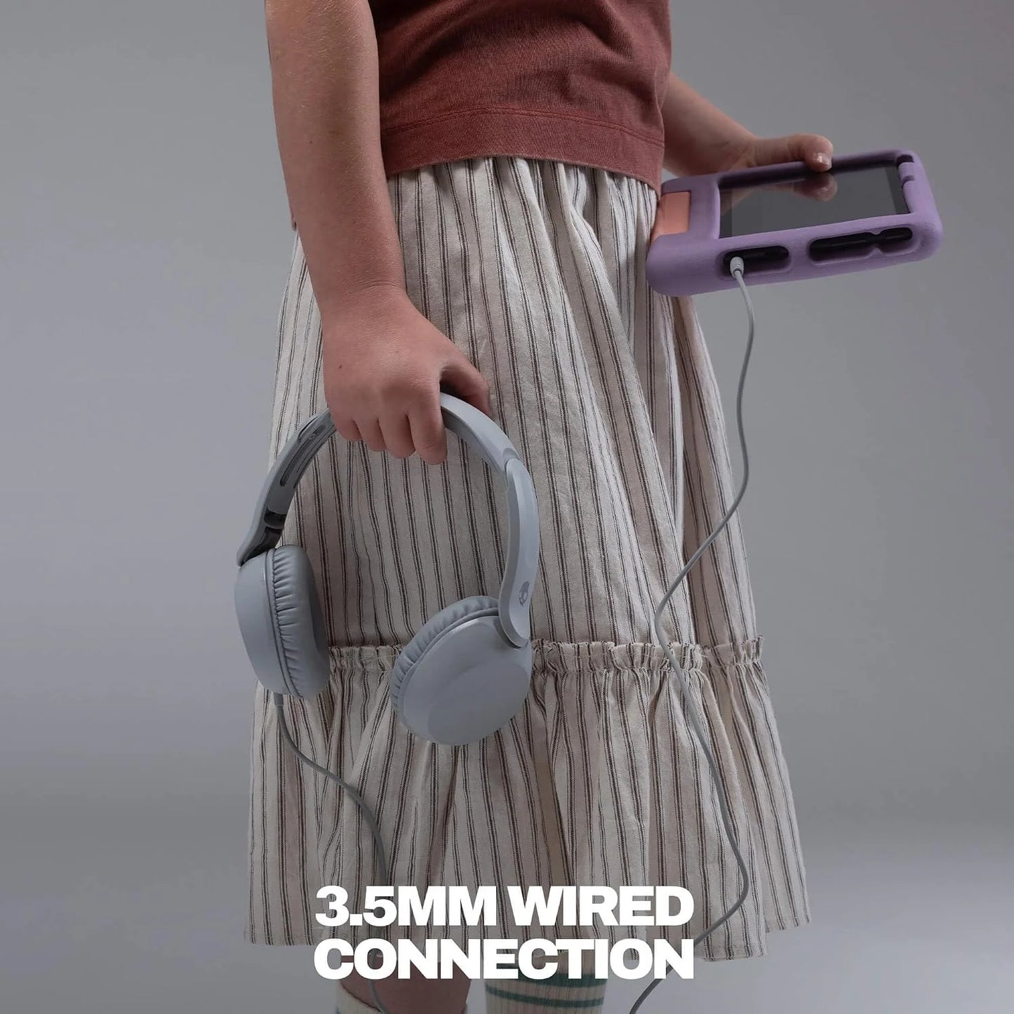 Skullcandy Icon 180 Wired On-Ear Headphones - Cement