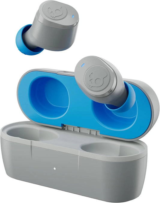 Skullcandy Jib True 2 Wireless In-Ear Bluetooth Earbuds - Light Grey/Blue