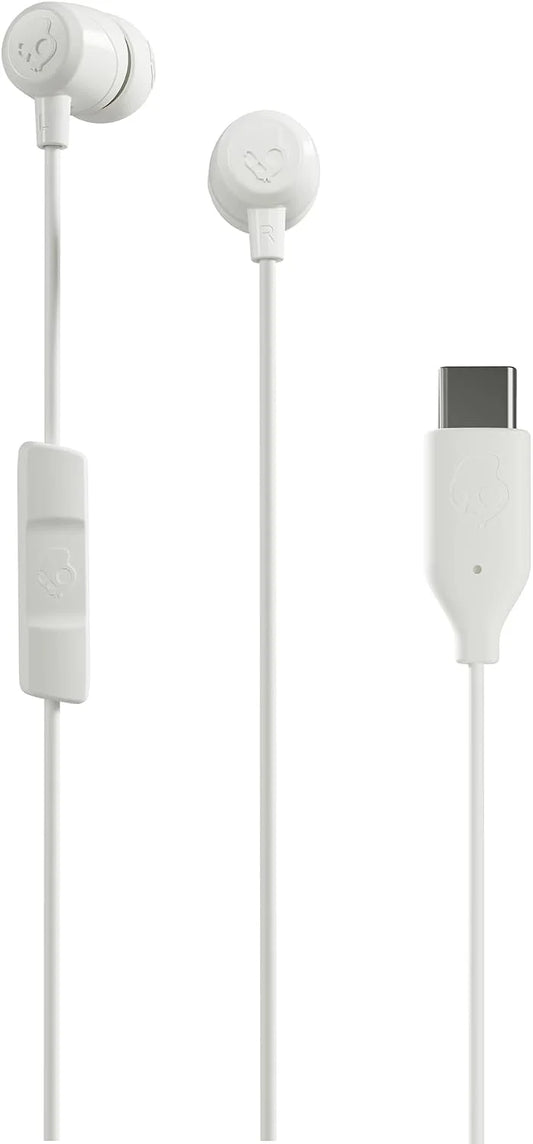 Skullcandy Jib USB-C Wired Earbuds with Noise Isolating Fit - Bone