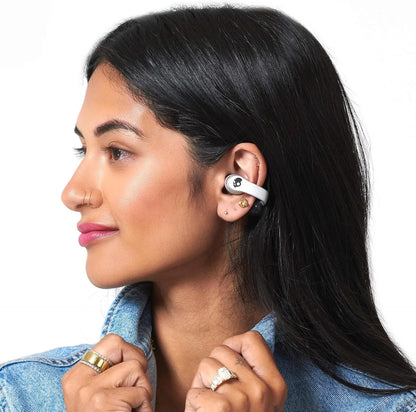 Skullcandy Push 720 Open Wireless Open-Ear Bluetooth Earbuds - Chrome