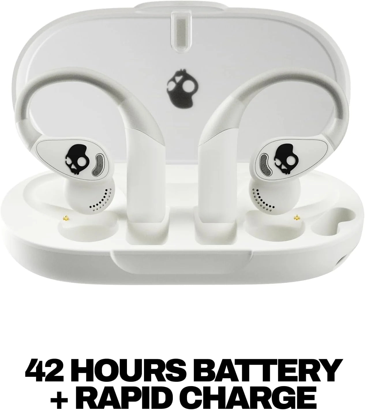 Skullcandy Push 540 Open Wireless Open-Ear Bluetooth Earbuds - Bone