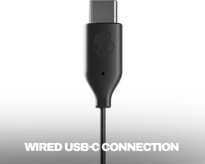 Skullcandy Jib USB-C Wired Earbuds with Noise Isolating Fit - True Black