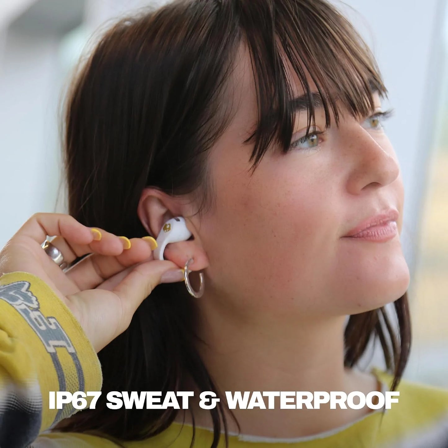Skullcandy Push 720 Open Wireless Open-Ear Bluetooth Earbuds - Bone