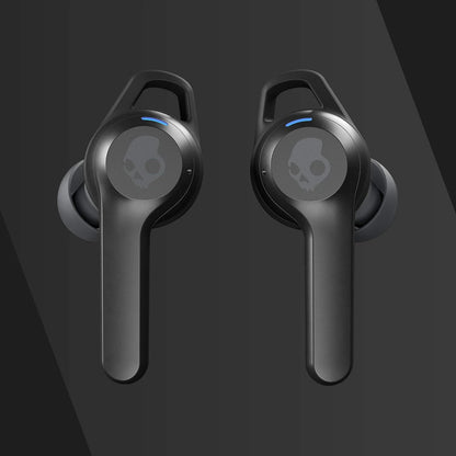 Skullcandy Indy Evo in-Ear Wireless Earbuds, 30 Hr Battery, Microphone, Works with iPhone Android and Bluetooth Devices - Black
