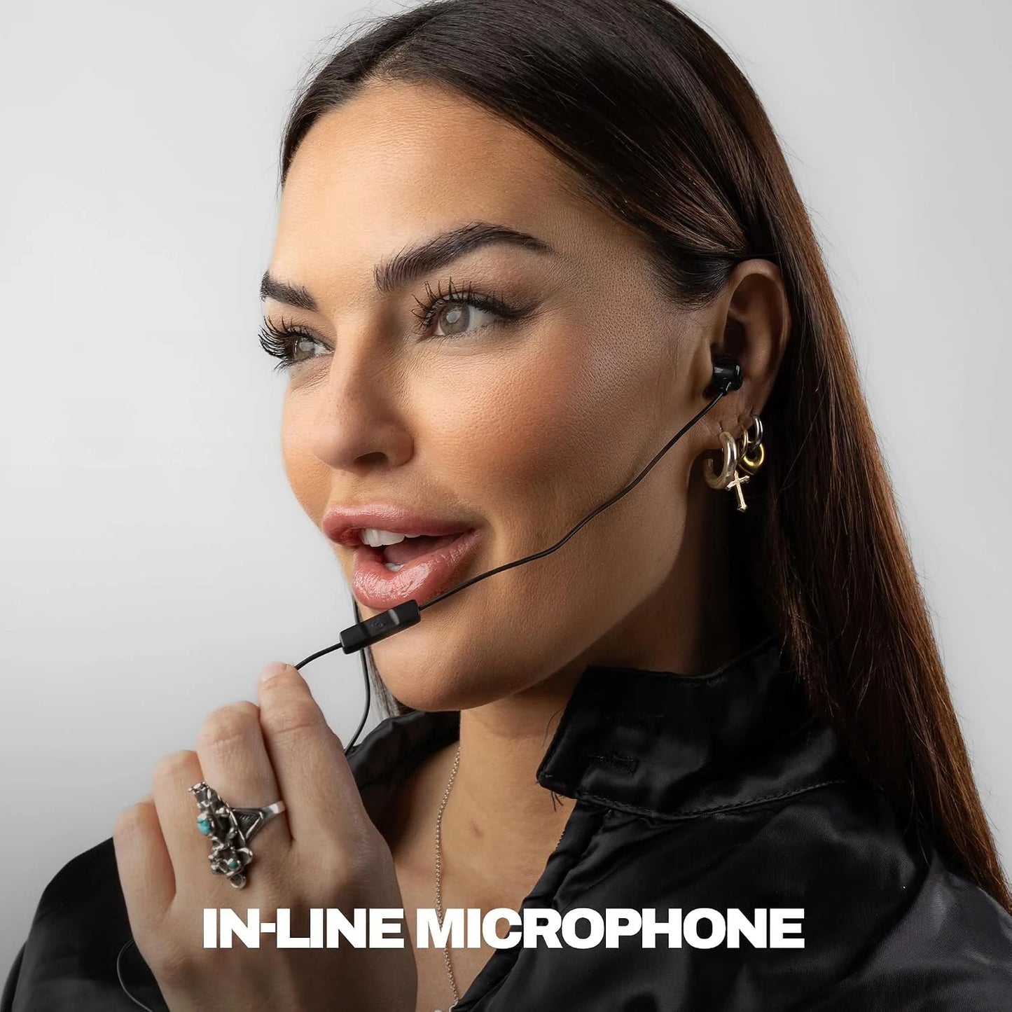 Skullcandy Jib USB-C Wired Earbuds with Noise Isolating Fit - True Black
