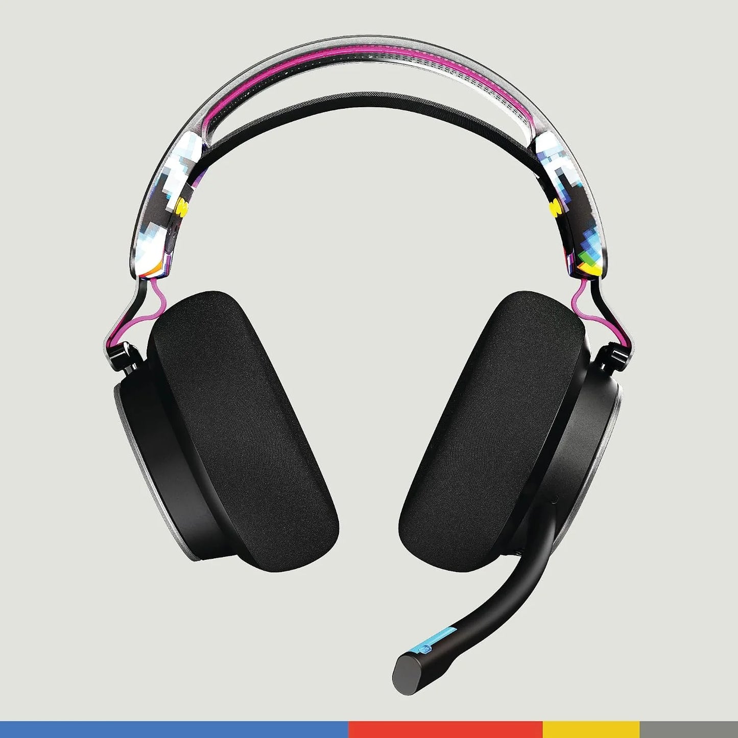 Skullcandy PLYR Multi-Platform Over-Ear Wireless Gaming Headset, Enhanced Sound Perception, 24 Hr Battery, AI Microphone, Works with Xbox PlayStation and PC - Black