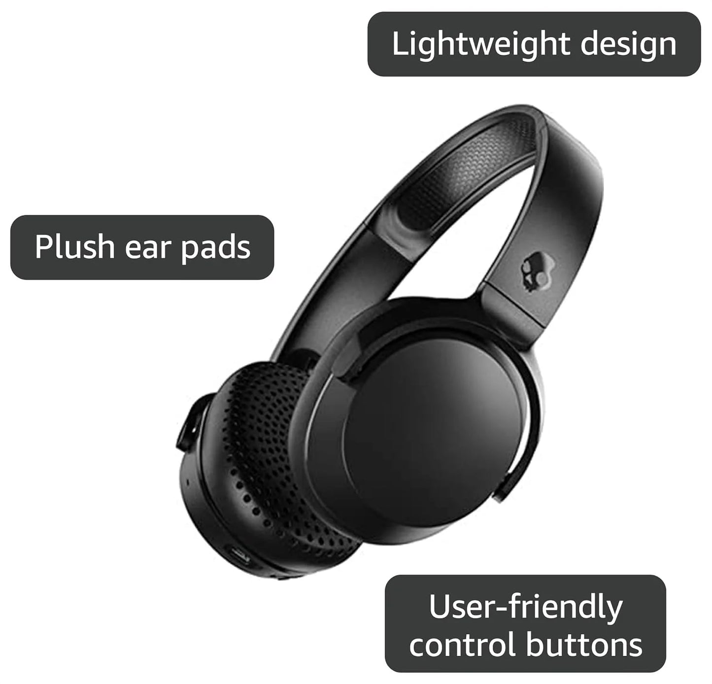Skullcandy Riff Wireless On-Ear Headphones - Black