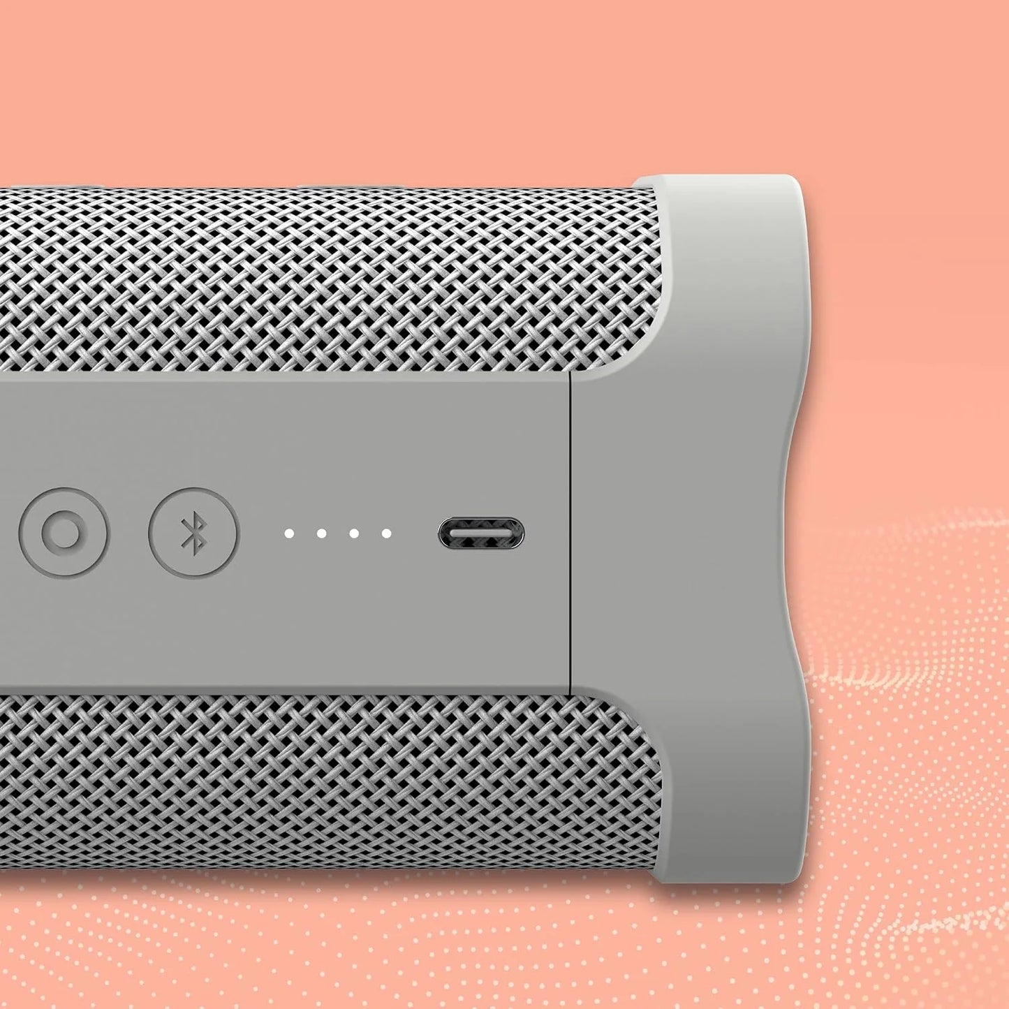 Lifeworks Skullcandy Terrain Wireless Bluetooth Speaker - IPX7 Waterproof Portable Speaker with Dual Custom Passive Radiators, 14 Hour Battery, Nylon Wrist Wrap, & True Wireless Stereo