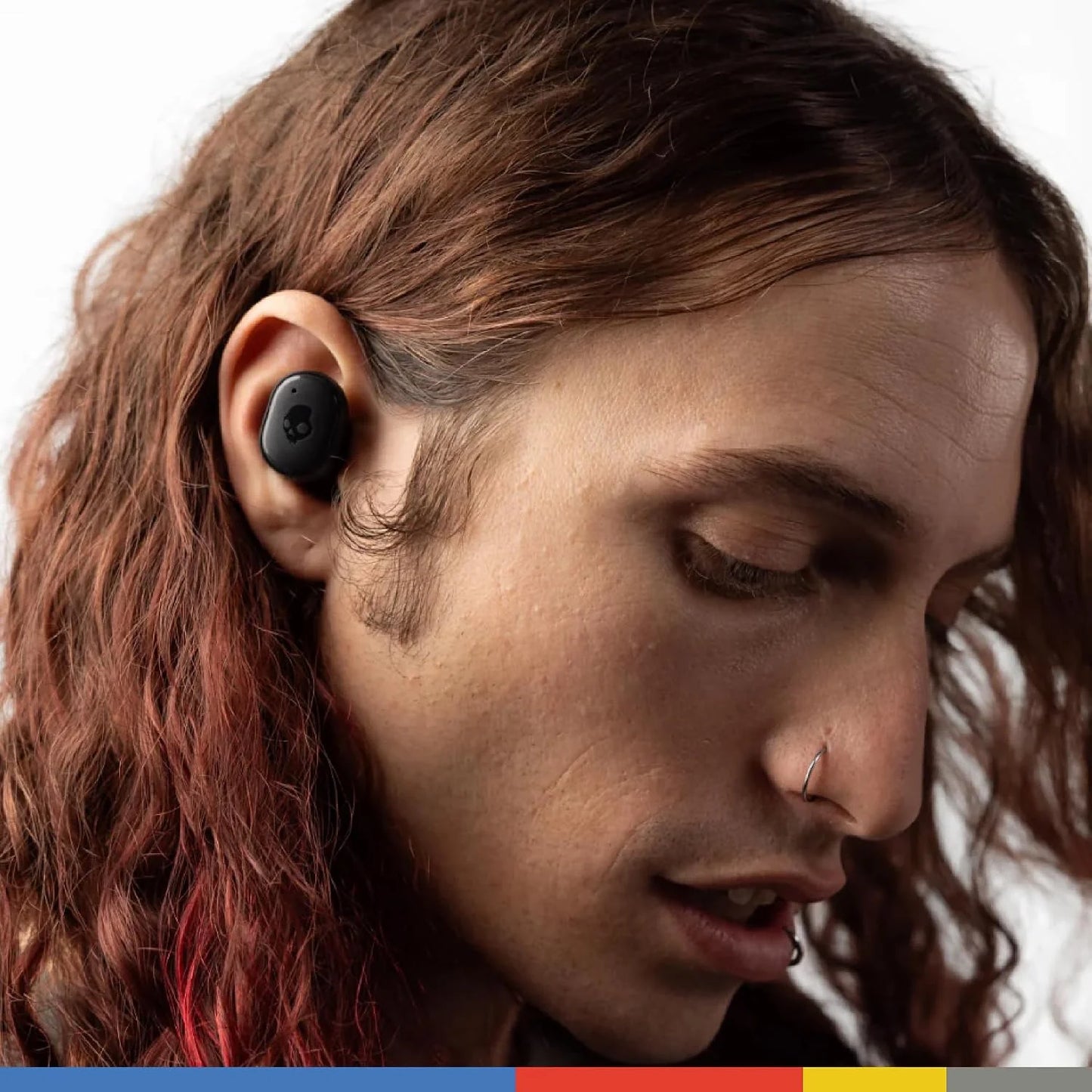 Skullcandy Grind Wireless Earbuds, Bluetooth Headphones, Up to 40 Hours Battery, Noise Isolating Fit, Microphone for iPhone Android, Customizable via Skull-iQ App - Chill Grey