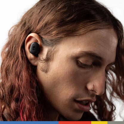 Skullcandy Grind Wireless Earbuds, Bluetooth Headphones, Up to 40 Hours Battery, Noise Isolating Fit, Microphone for iPhone Android, Customizable via Skull-iQ App - Chill Grey