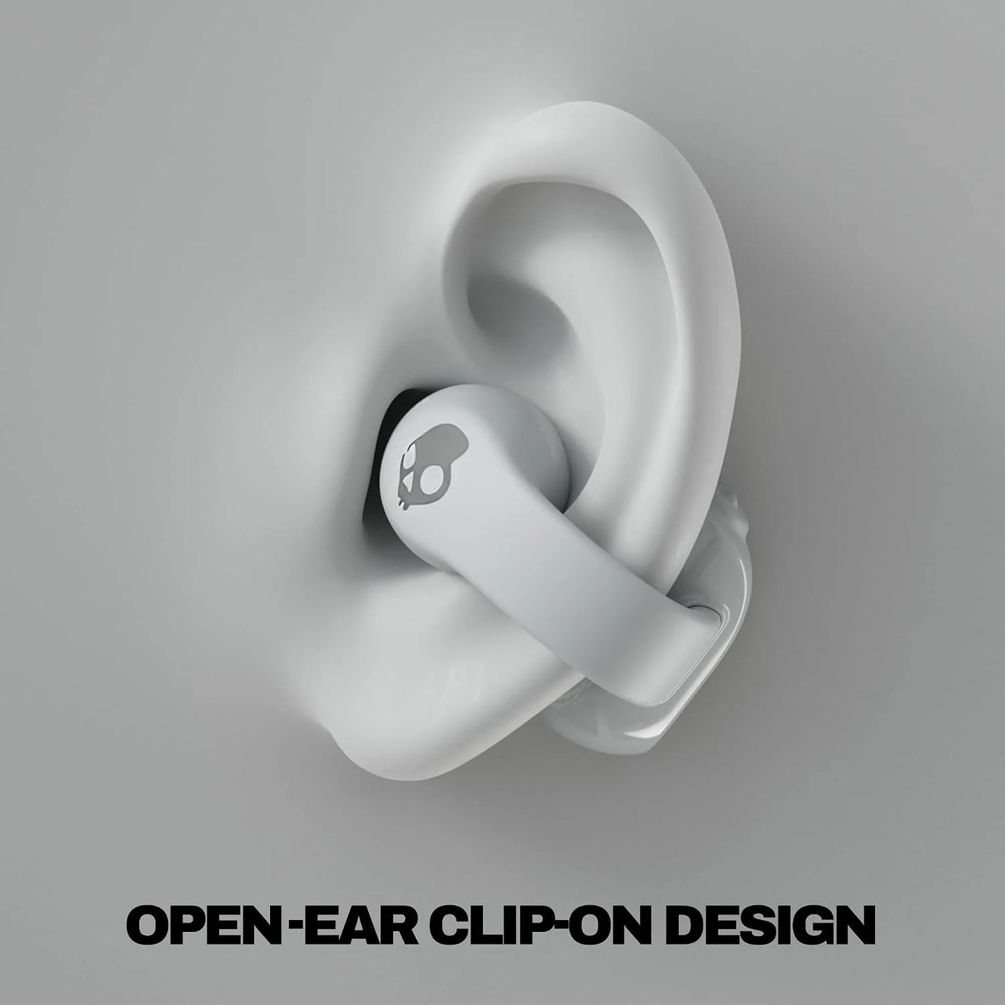 Skullcandy Push 720 Open Wireless Open-Ear Bluetooth Earbuds - Cement