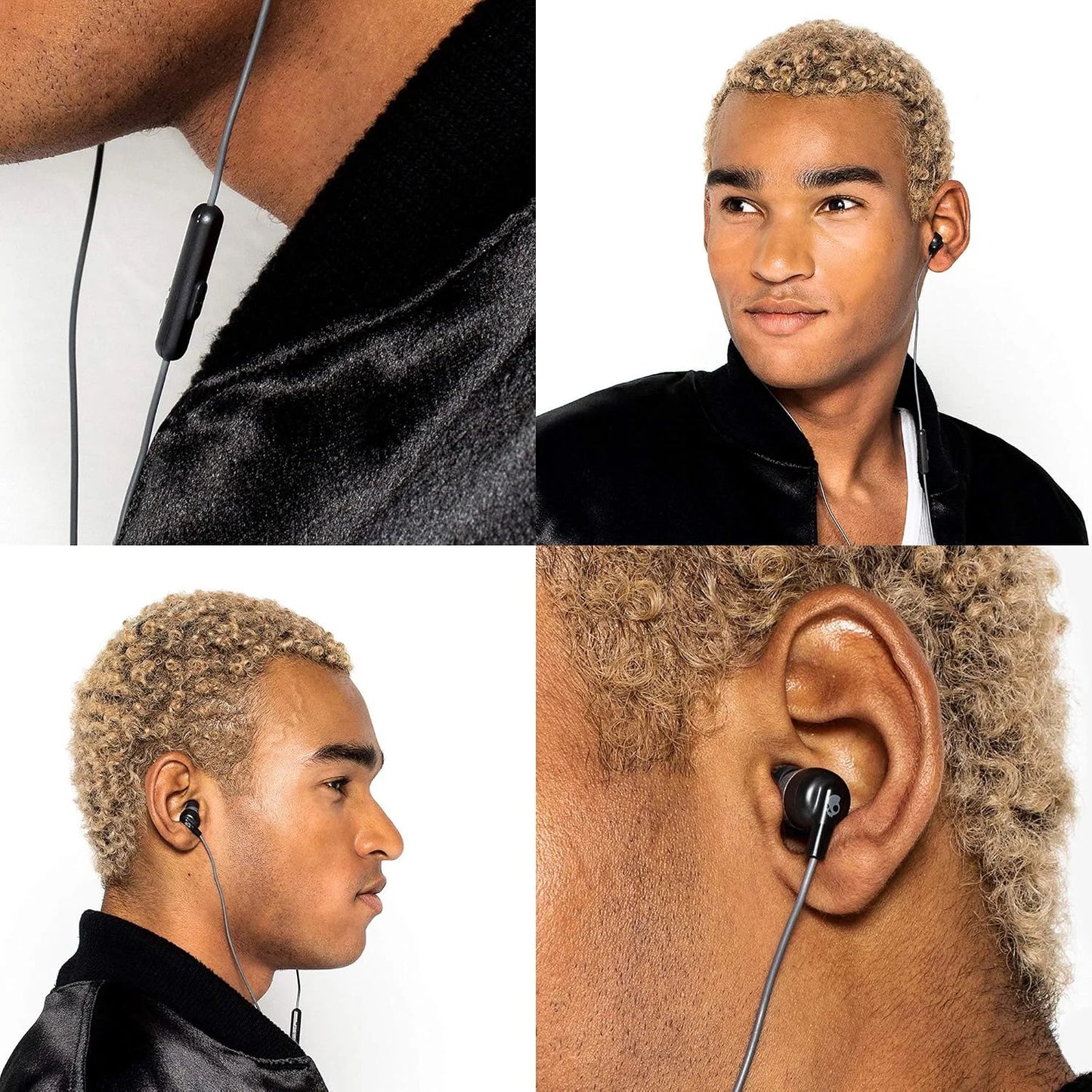 Skullcandy Ink’d+ Wired Earbuds with 3.5mm AUX Plug - Black