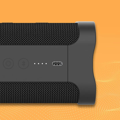 Skullcandy Terrain Wireless Bluetooth Speaker - IPX7 Waterproof Portable Speaker with Dual Custom Passive Radiators, 14 Hour Battery, Nylon Wrist Wrap, & True Wireless Stereo