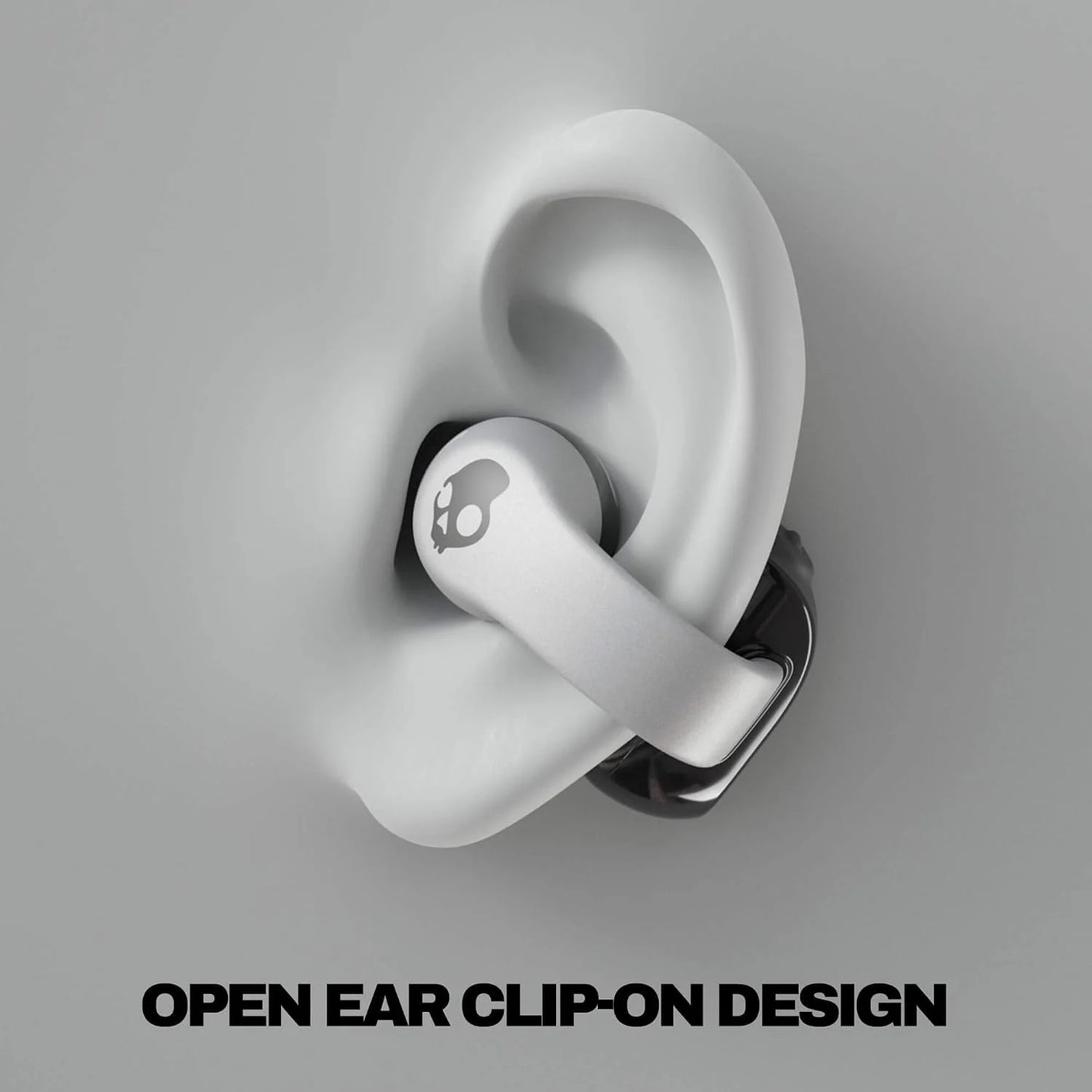 Skullcandy Push 720 Open Wireless Open-Ear Bluetooth Earbuds - Chrome