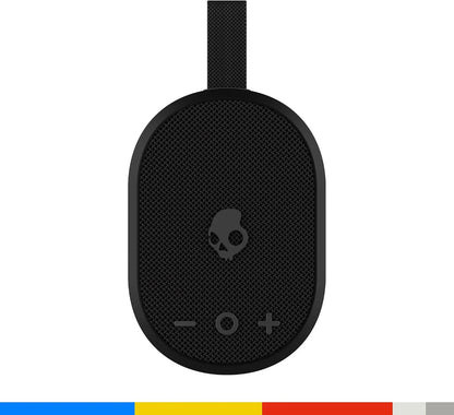 Skullcandy Ounce+ Wireless Bluetooth Speaker - IPX7 Waterproof Mini Portable Speaker with 16 Hour Battery, True Wireless Stereo, and Ballistic Nylon Carry Strap (Black)