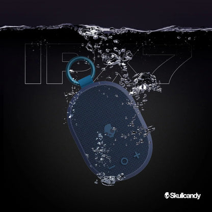 Skullcandy XT Wireless Bluetooth Speaker - IPX7 Waterproof Portable Speaker with Dual Custom Passive Radiators, Nylon Wrist Wrap, & True Wireless Stereo (Kilo XT, Black)