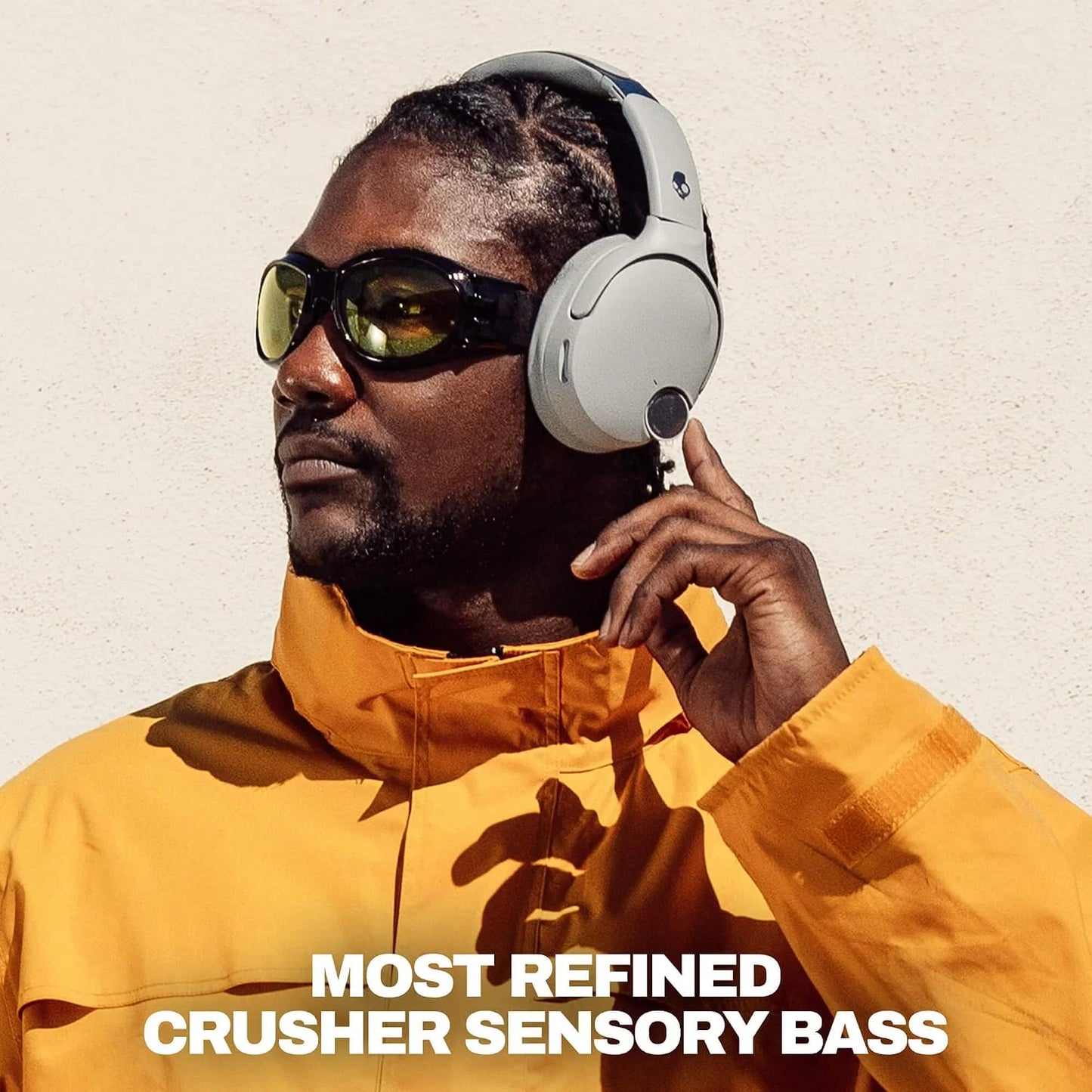Skullcandy Crusher 1080 ANC Headphones with Sound by Bose - Cement