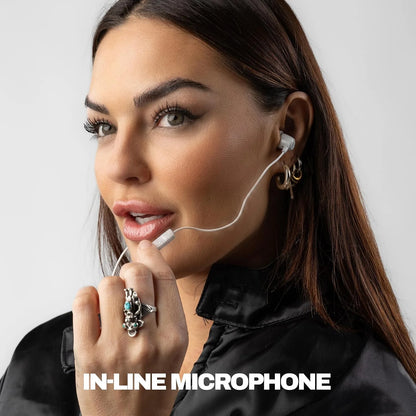 Skullcandy Jib USB-C Wired Earbuds with Noise Isolating Fit - Bone