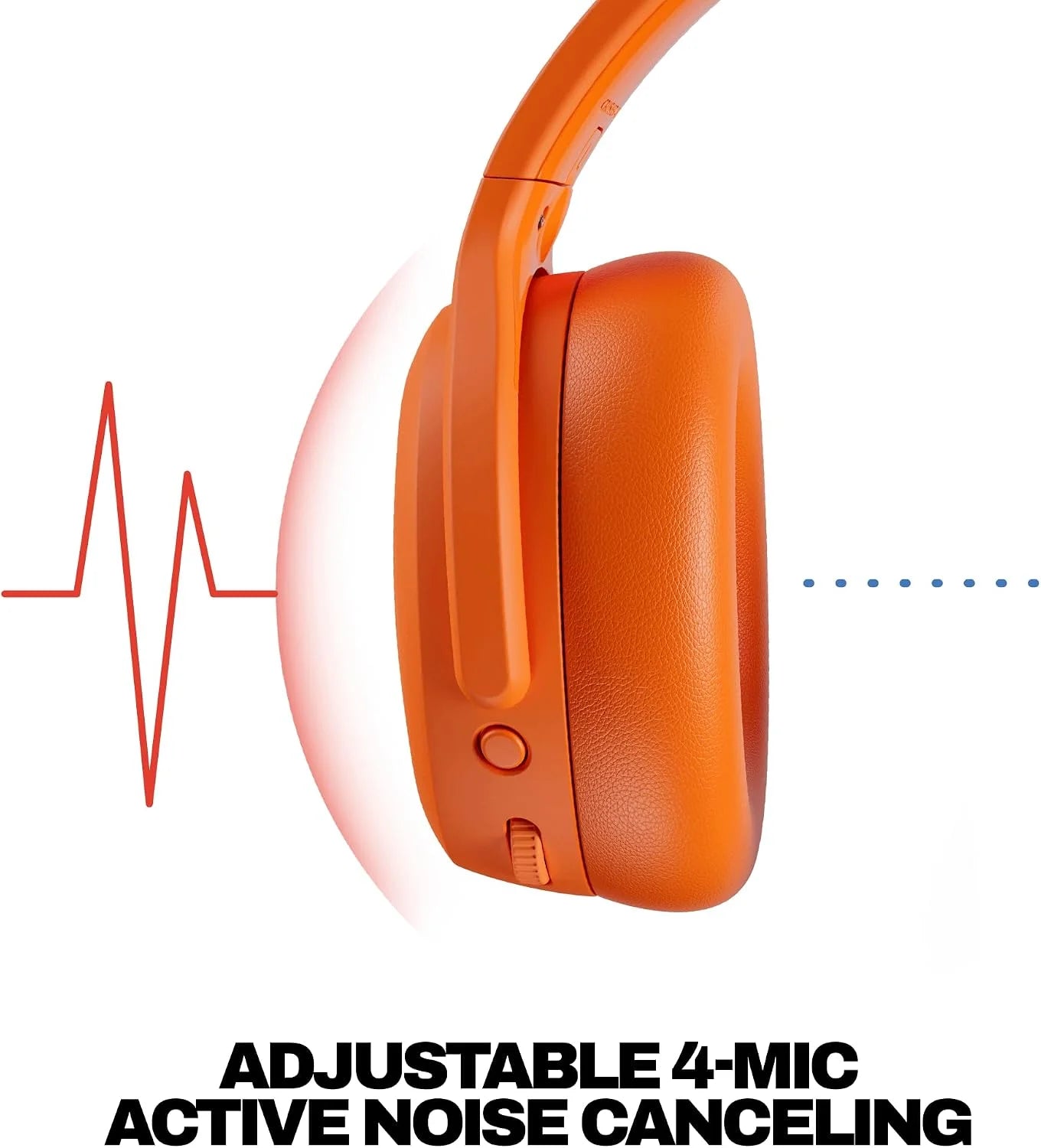 Skullcandy Crusher ANC 2 Noise Cancelling Wireless Headphones - Hazard