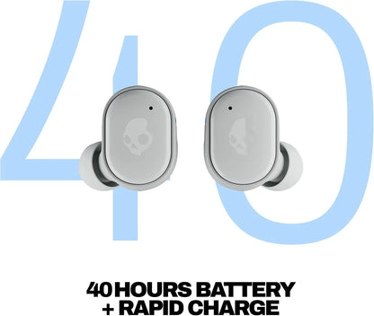 Skullcandy Grind Wireless In-Ear Earbuds - Light Grey/Blue